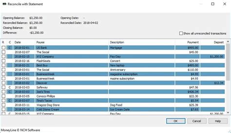 Download NCH MoneyLine Plus