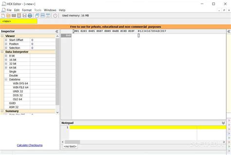 MiTeC Hexadecimal Editor 7.1.0.0